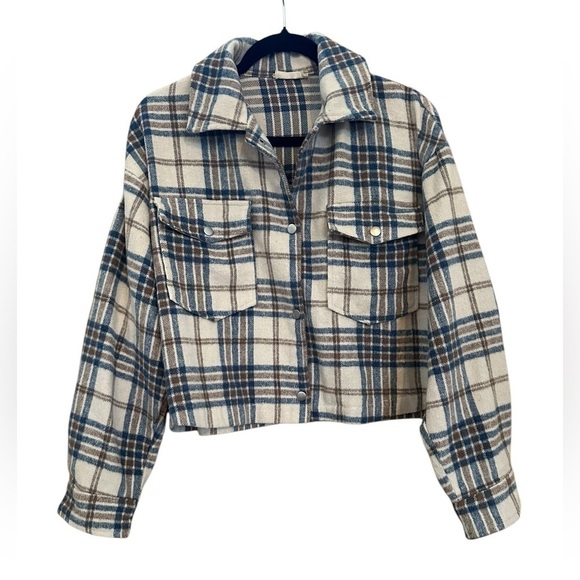 Altar'd State Tops - Altar'd State Plaid Flannel Button Shirt, Medium